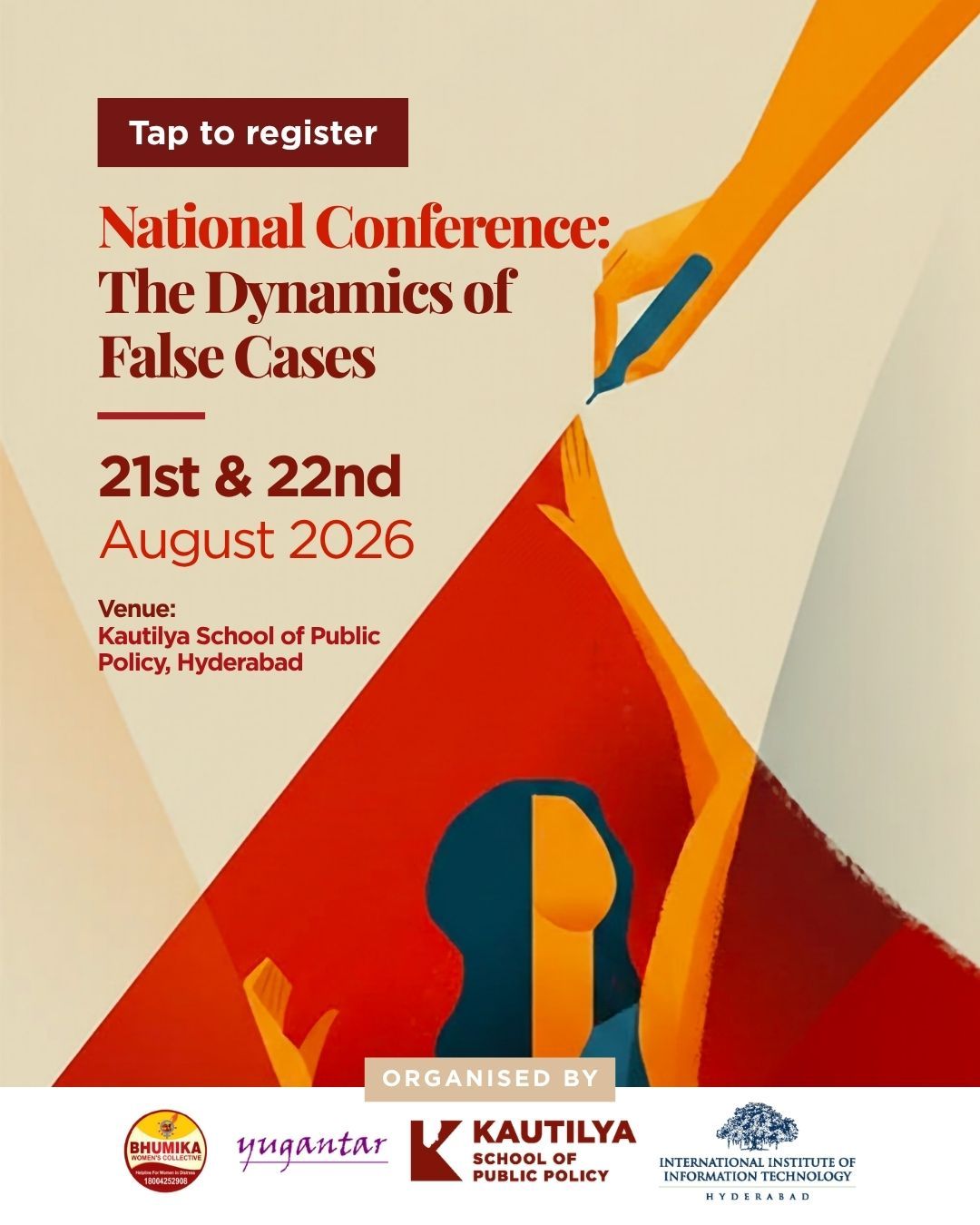 Call for Papers – National Conference on The Dynamics of False Cases